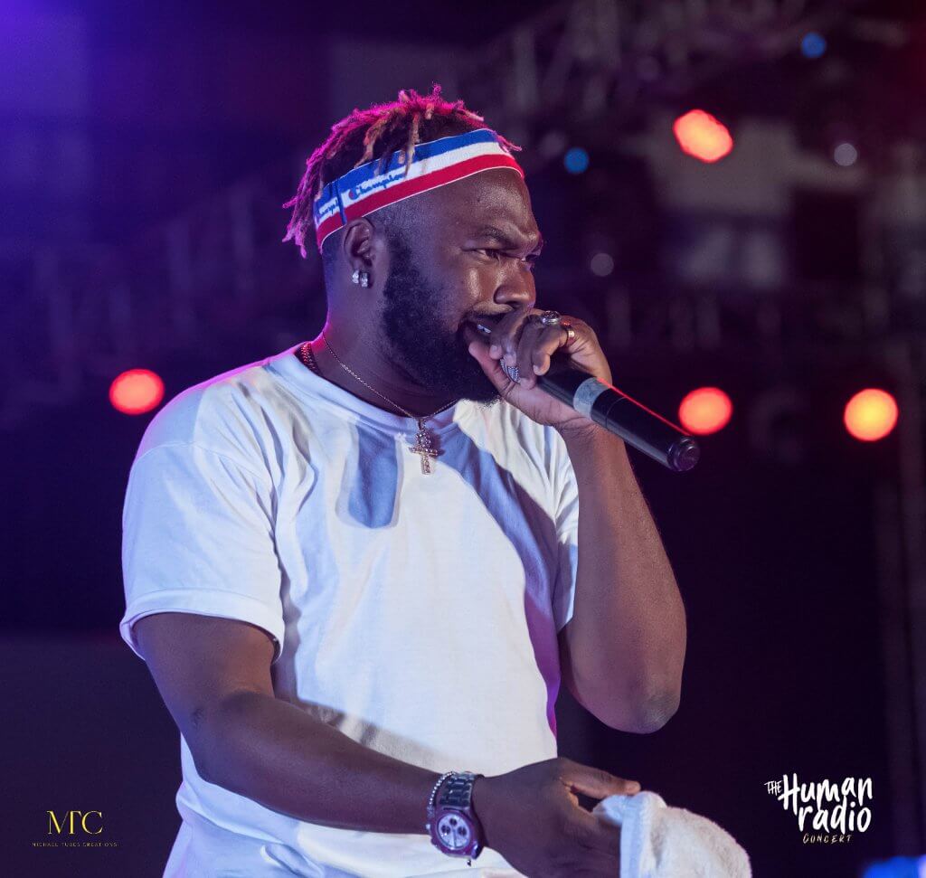 Slimcase at Niniola's The Human Radio Concert - Branded by Graphixed