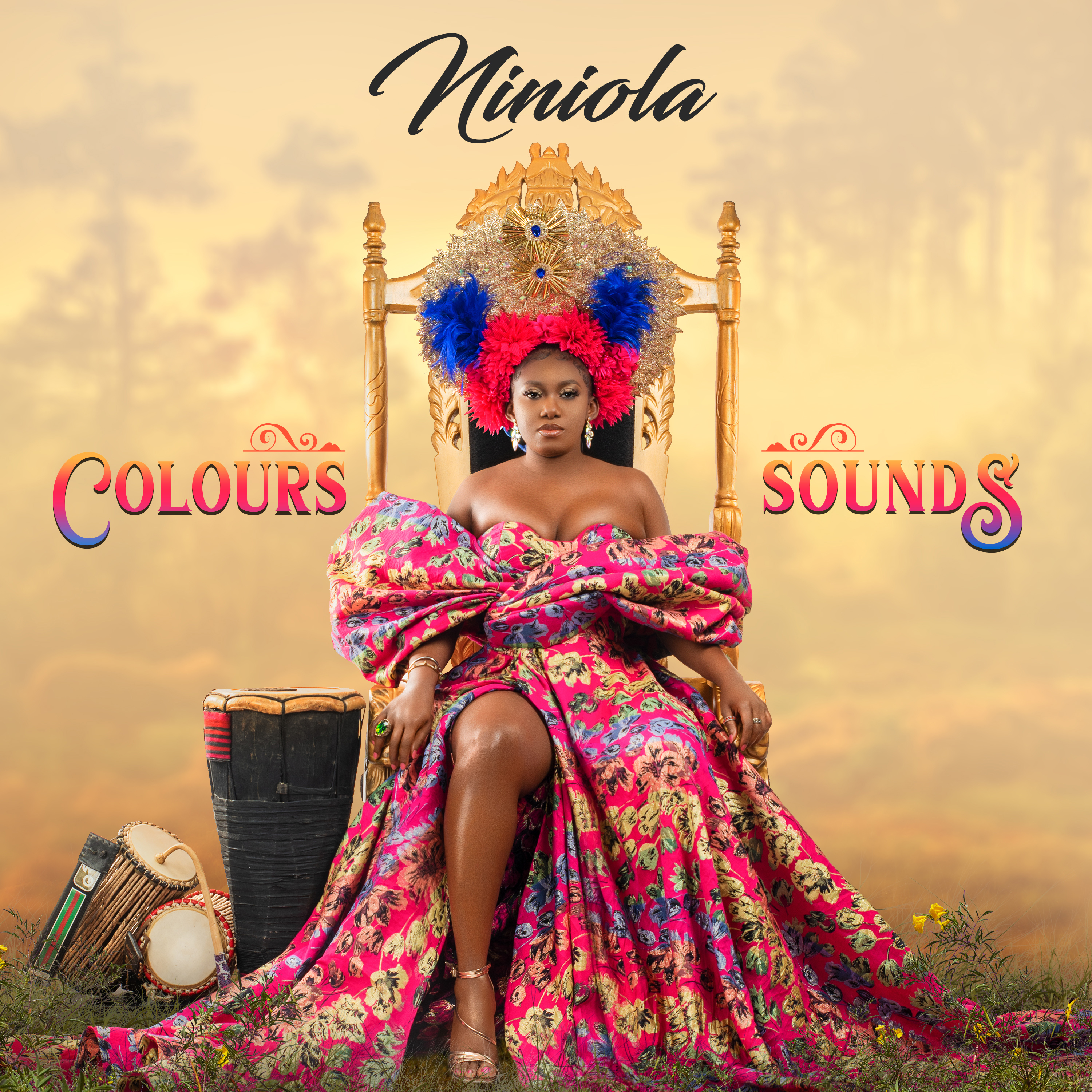 Official Album Artwork - Niniola - Colours and Sounds - Photographed by Edesiri Ukiri